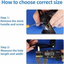 Gomexus 98mm Carbon Swept Handle With 30mm Carbon Knob -Jerkit Myymälä DCS98FA30BKBKr 5