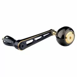 Gomexus 90mm Aluminium Power Handle With 45mm Titanium Knob - Black & Gold