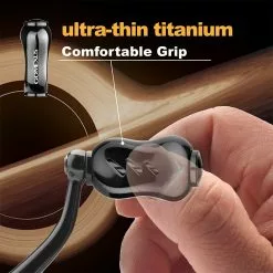 Gomexus Smoke Jedi Series 22mm Titanium Knob - Smoke -Jerkit Myymälä T22STSK 4